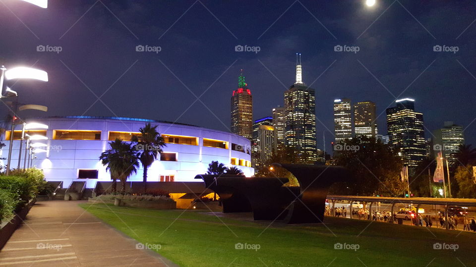 Melbourne Night Iluminated