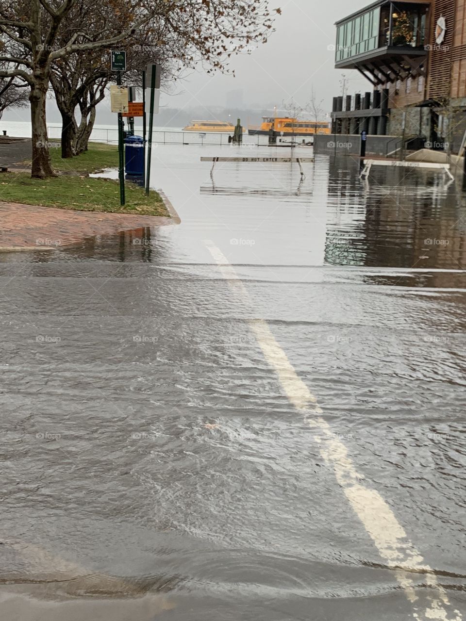 Flooding in Old Town Alexandria