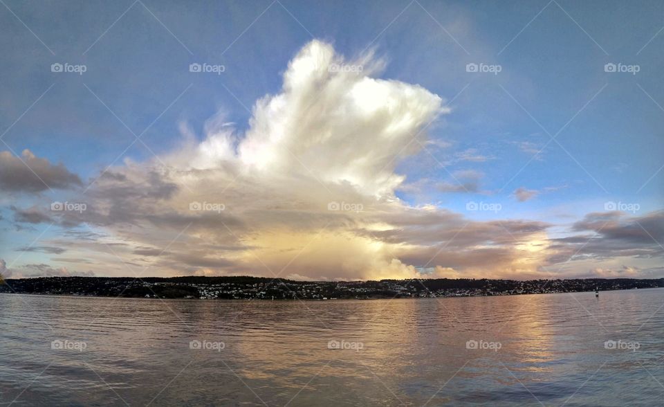 storm in the distance