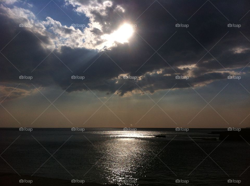 Sunset, Water, Beach, Dawn, Sea