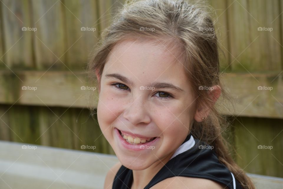 Portrait of a smiling girl