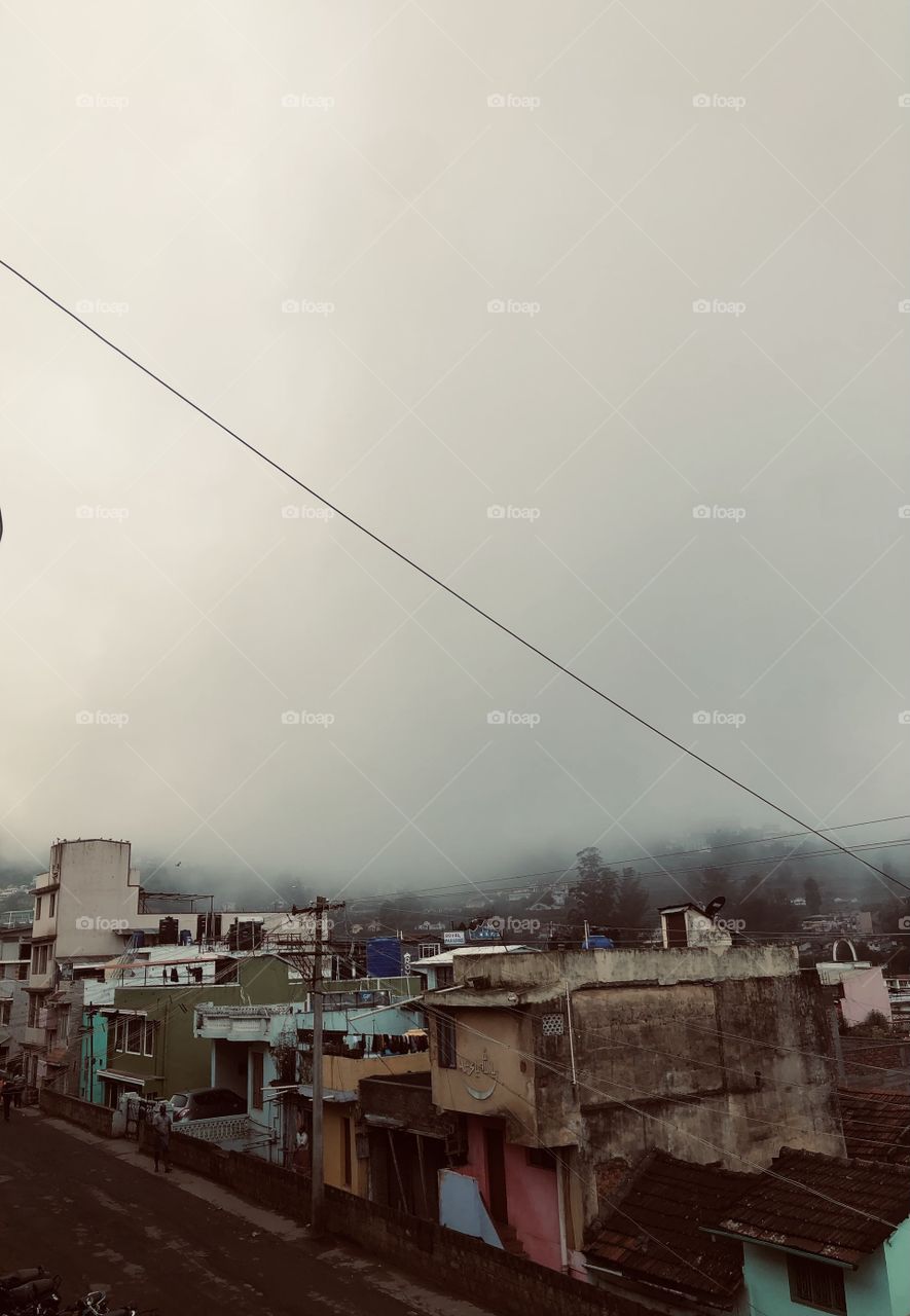 Morning view from Ooty 