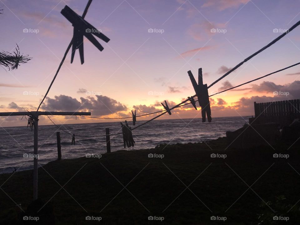 Clothesline with a view