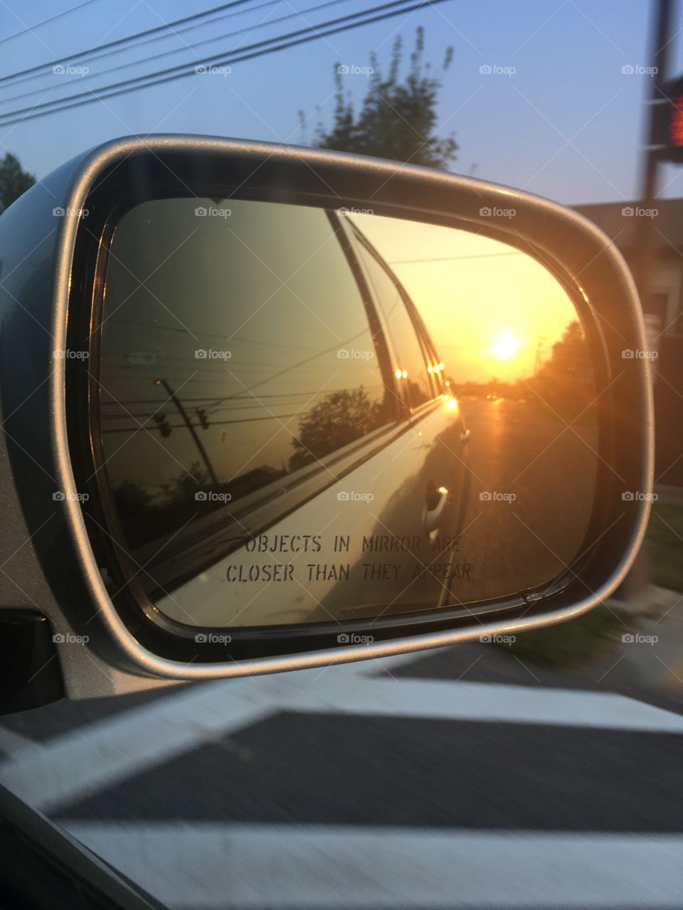 Sun in the mirror 