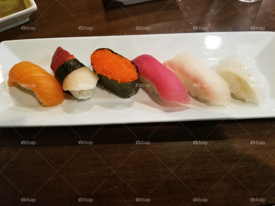 Fish, Sushi, Food, Seafood, Rice