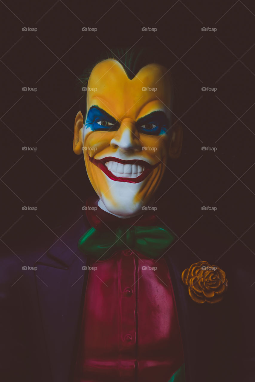 Joker figure at Viñetas desde o Atlántico 2017 Comic Exhibiton in A Coruña, Spain