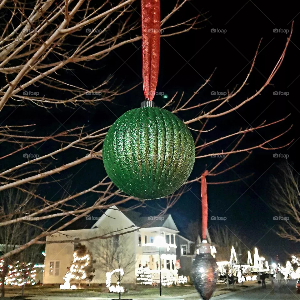 Winter holiday ornaments
