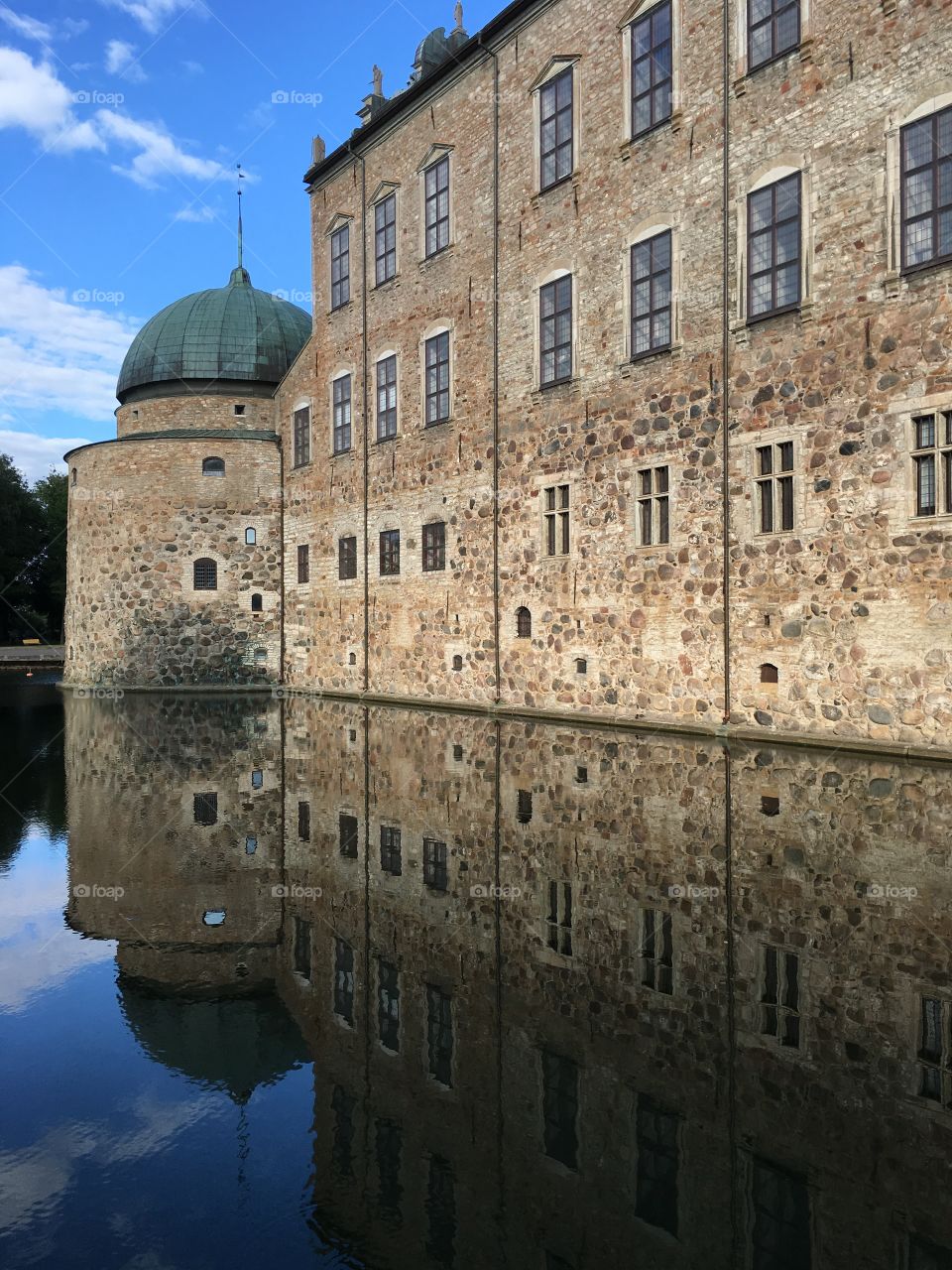 Vadstena castle view