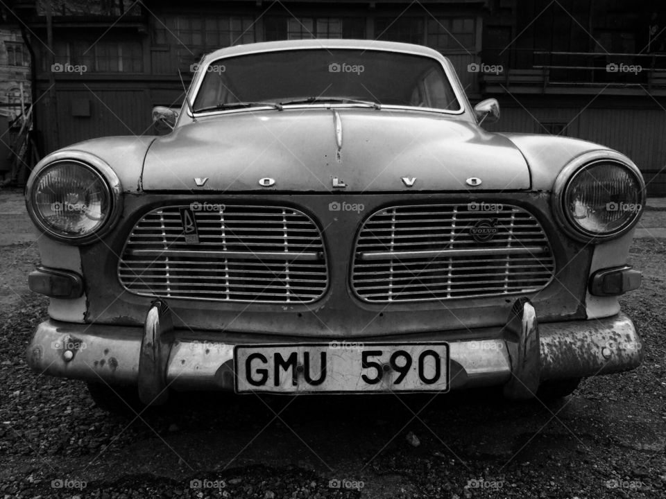 Old car. Stockholm old car