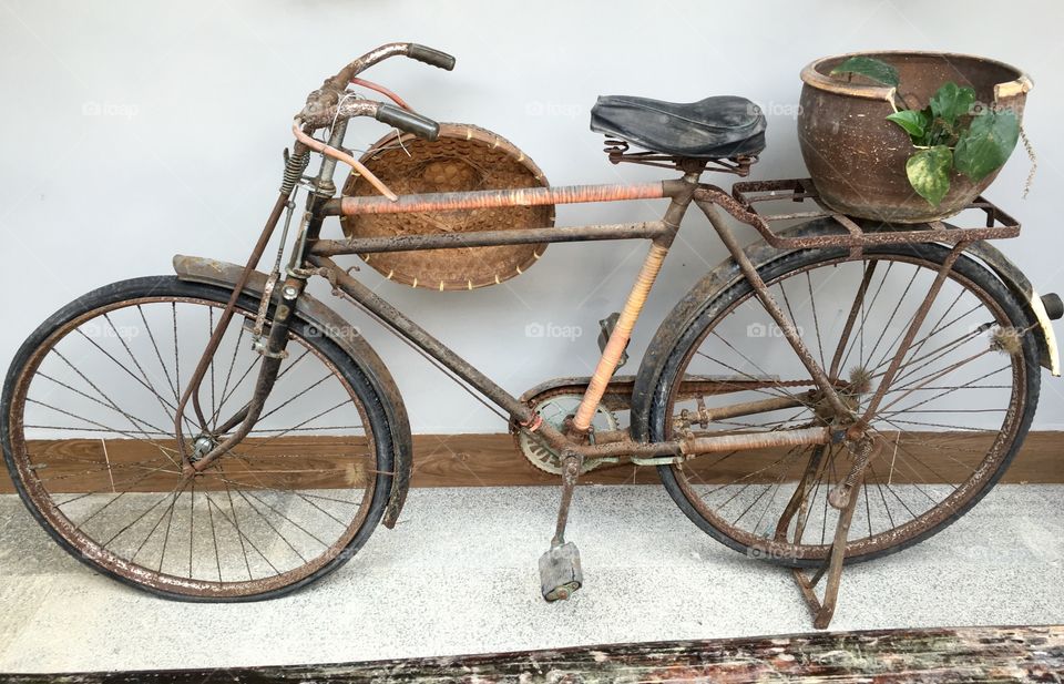 Bicycle at Dapeng Ancient Village - Shenzhen, China