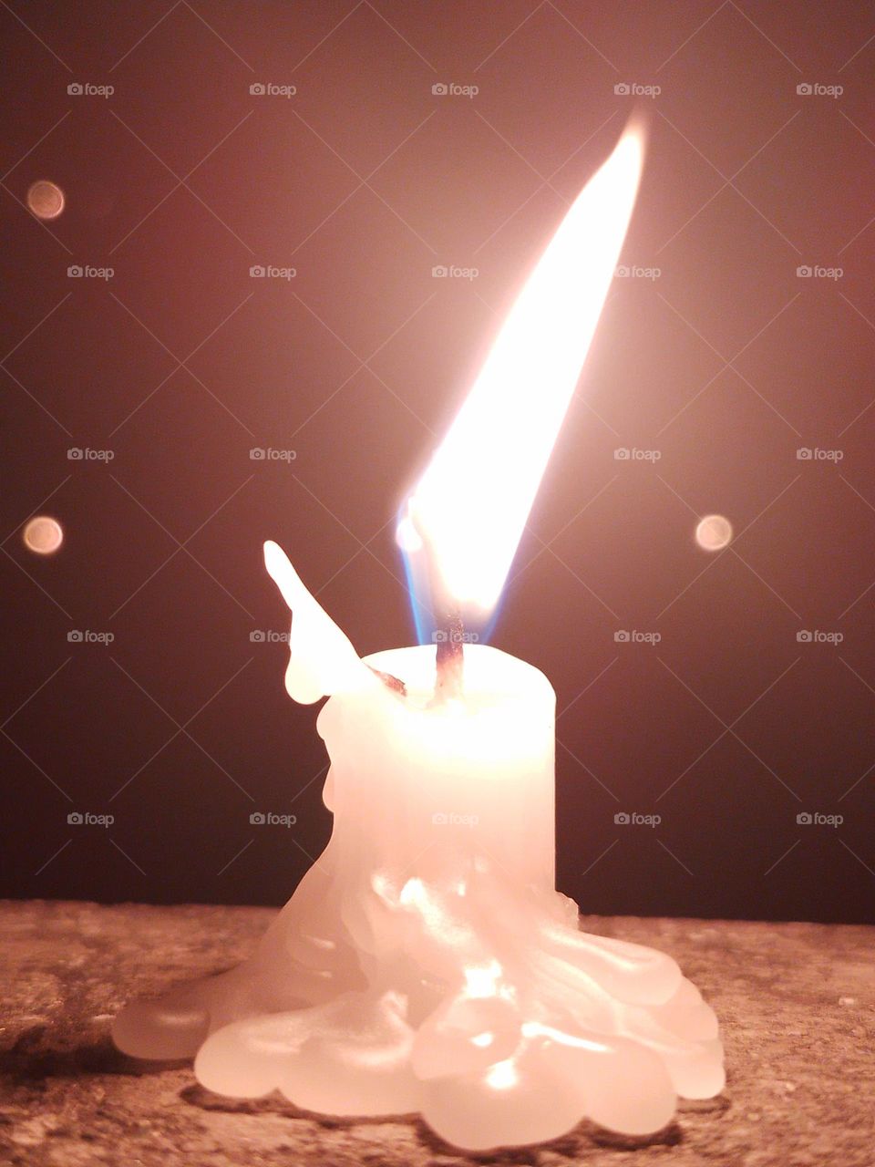 burning candle
