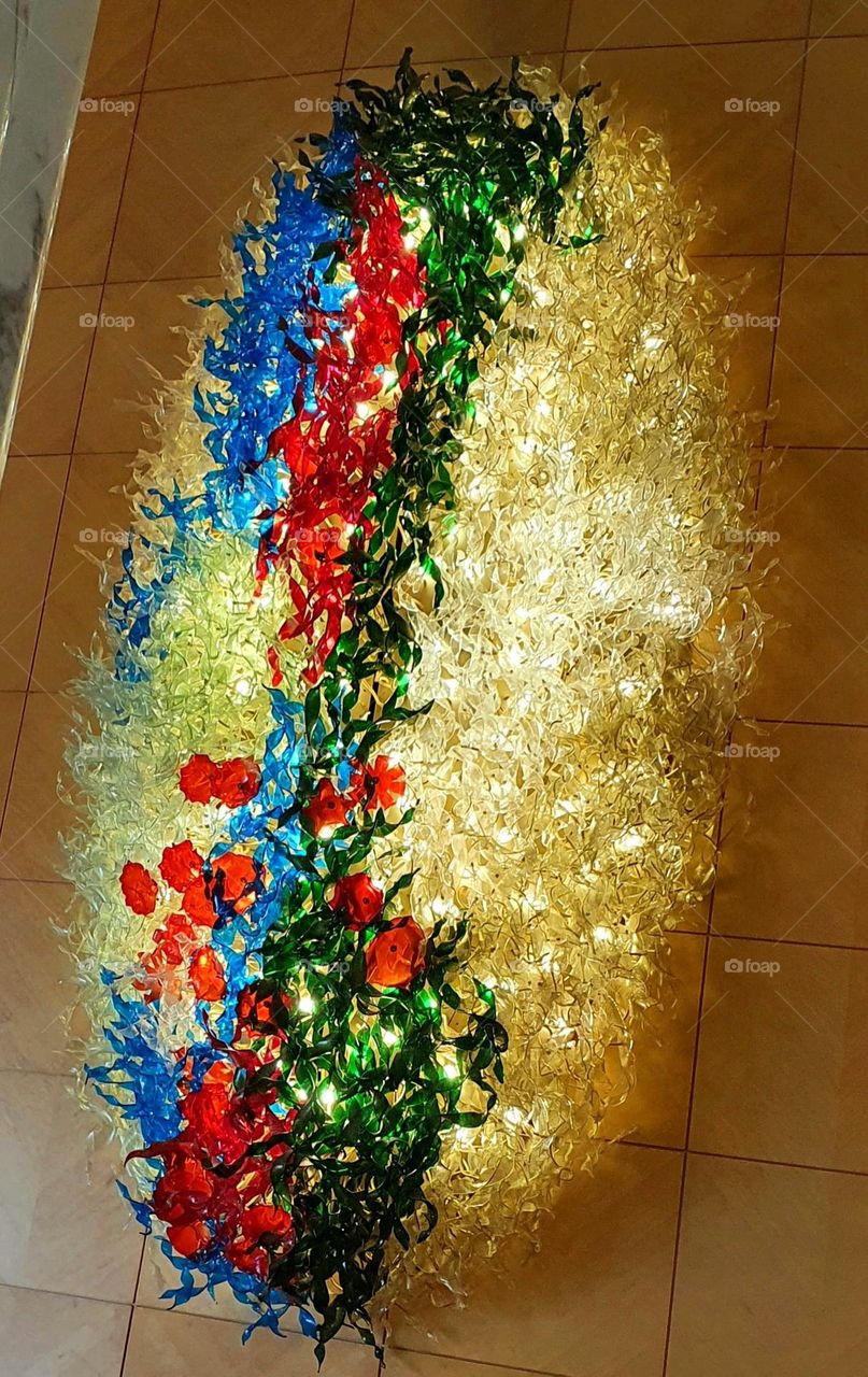 Light wall decoration