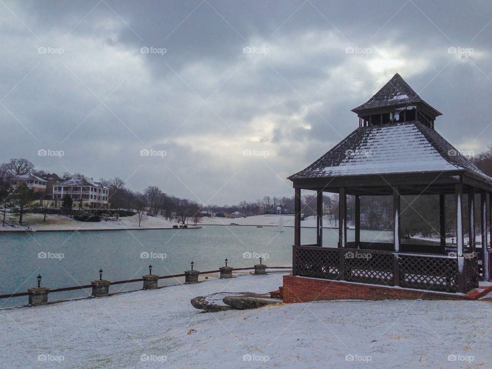 Lake gazebo
