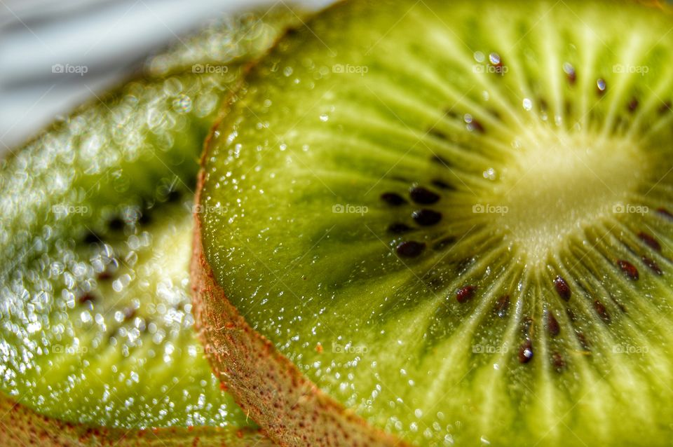 Close-up of kiwi