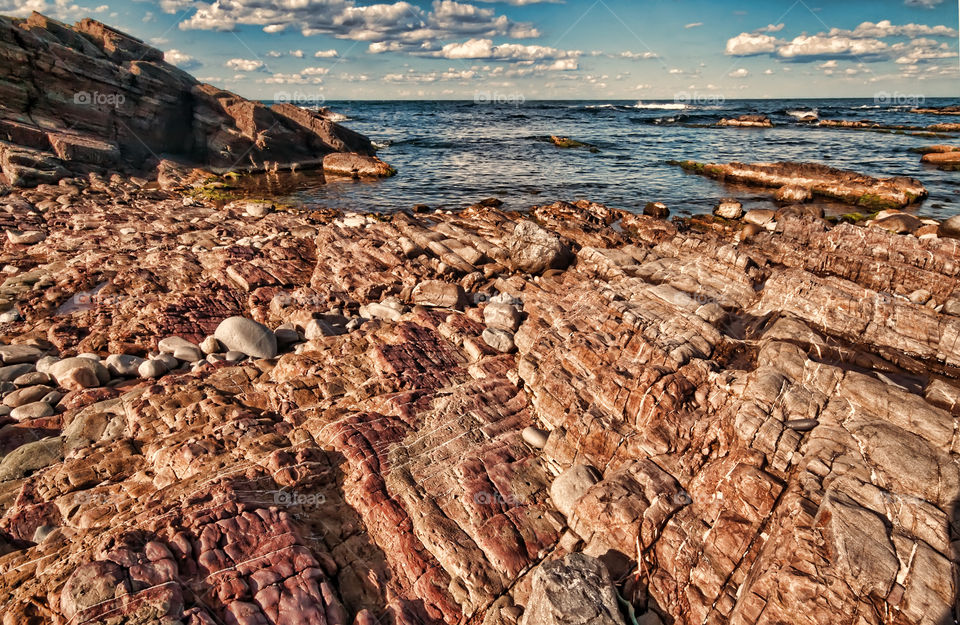 Rocky seascape