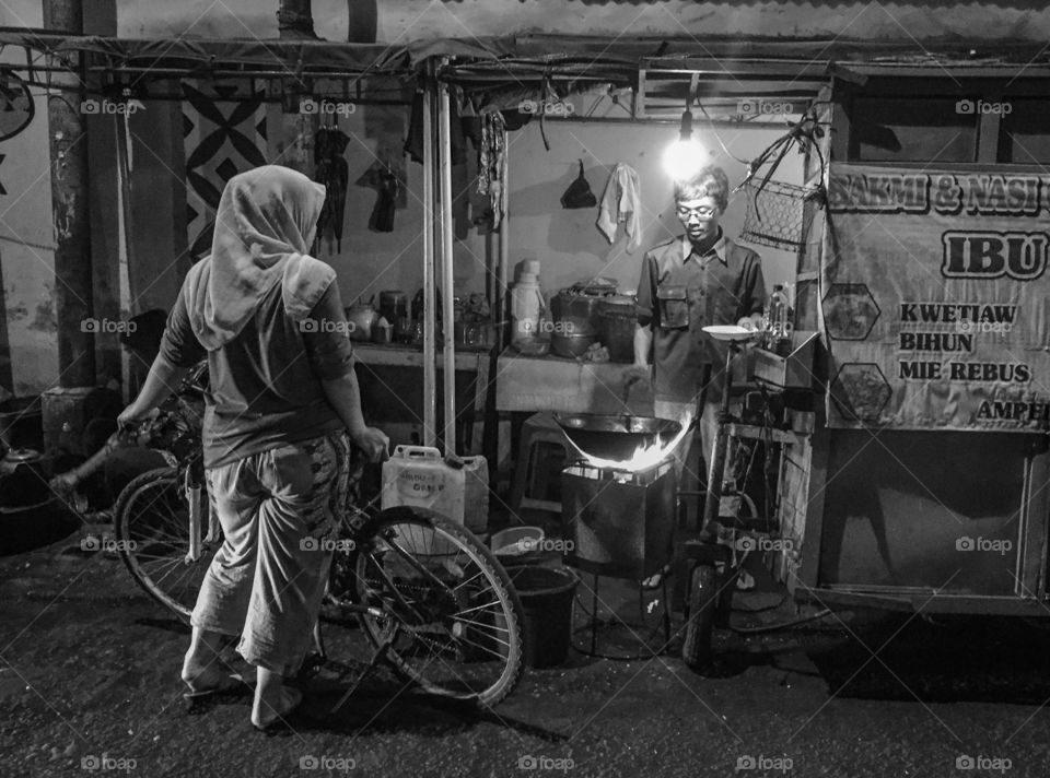 Night street food