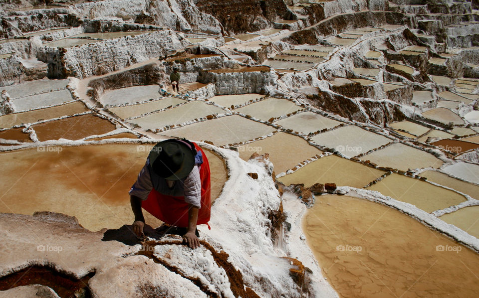 Salt mines of Peru