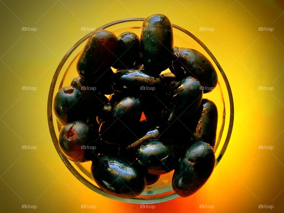 bowl of health. bowl of grapes