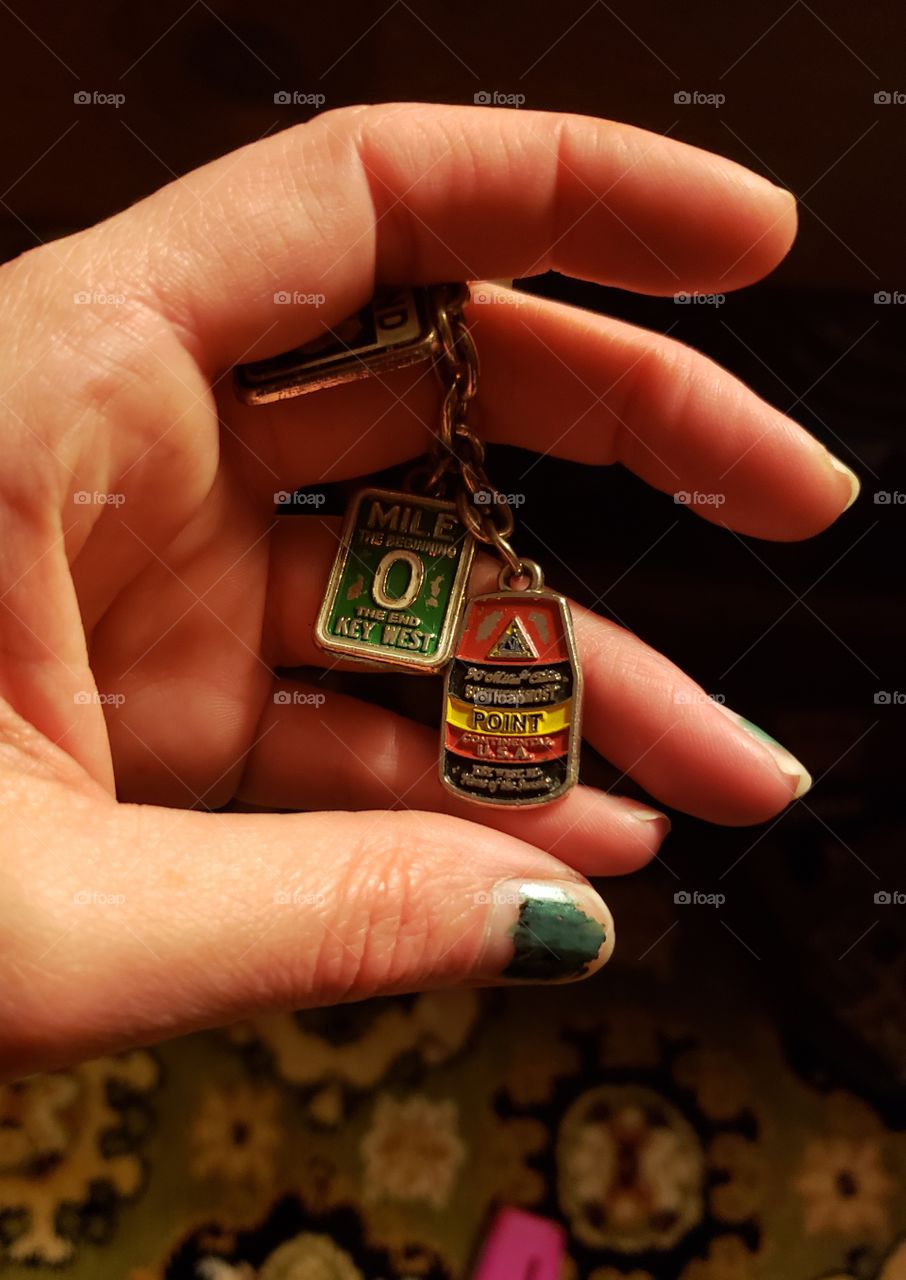 keychain of a journey not yet done