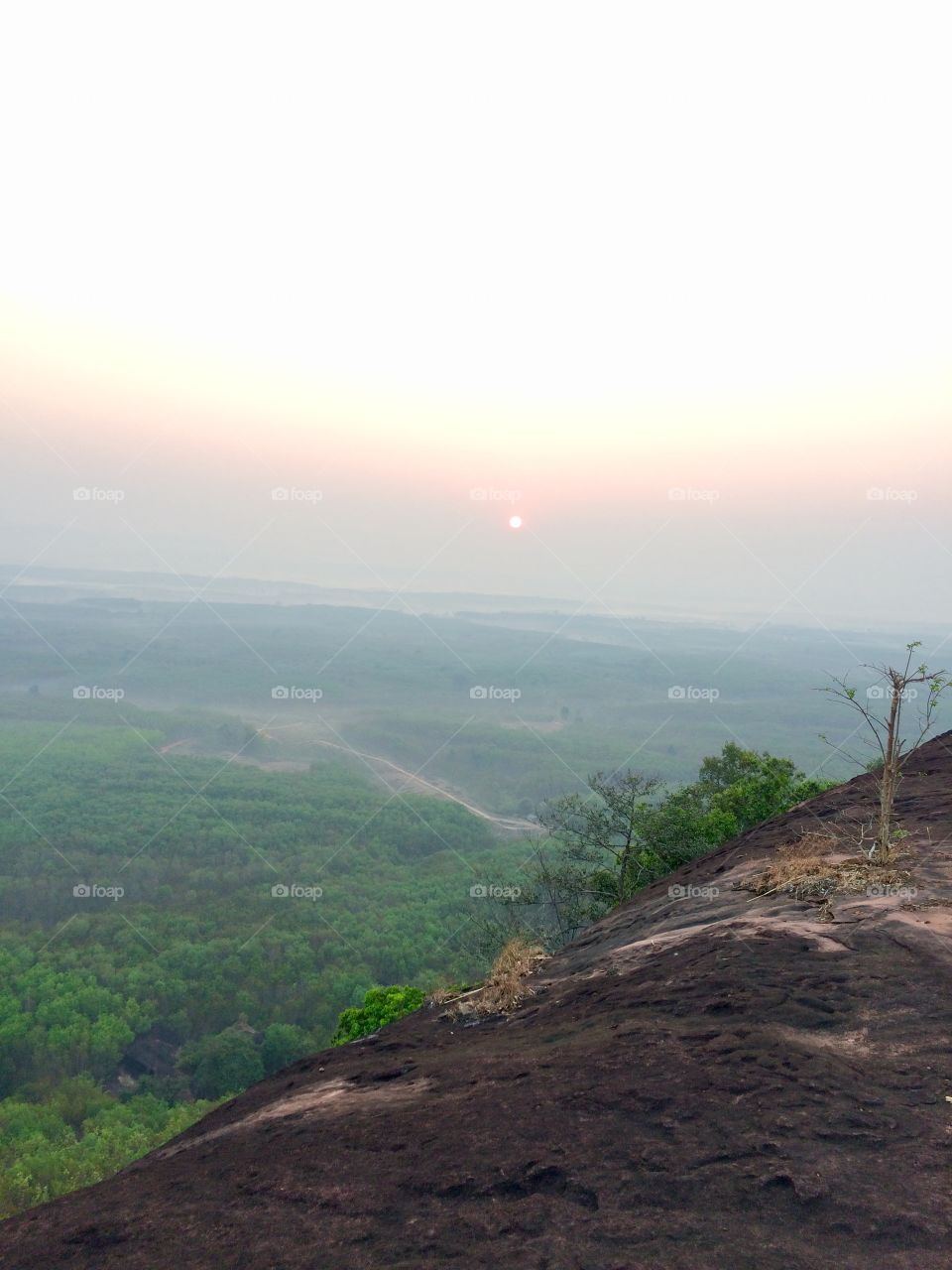 Sunrise on the hill
