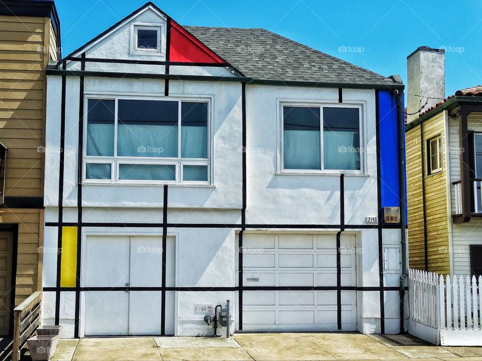 Mondrian modern architecture home