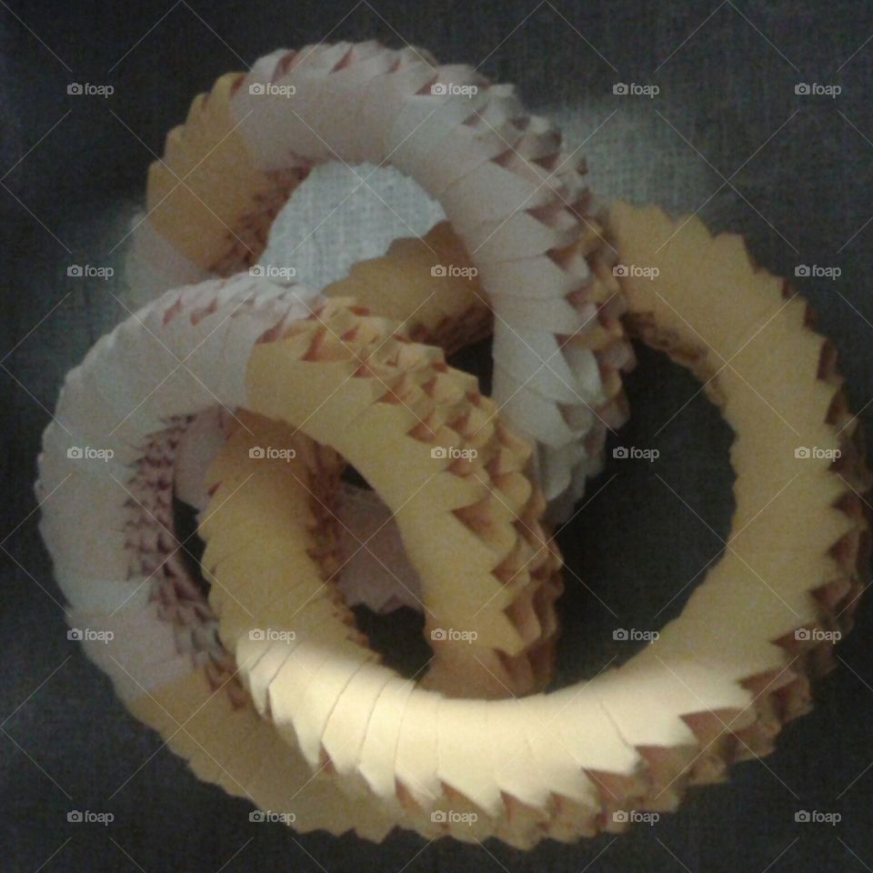 Linked. bound together, these post it notes will be forever more.