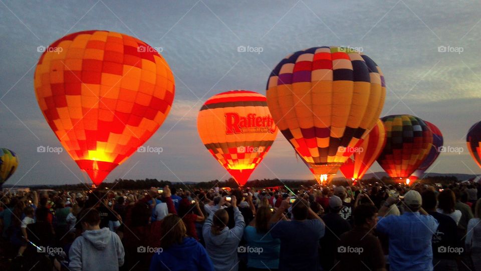 Hot air balloon festival 