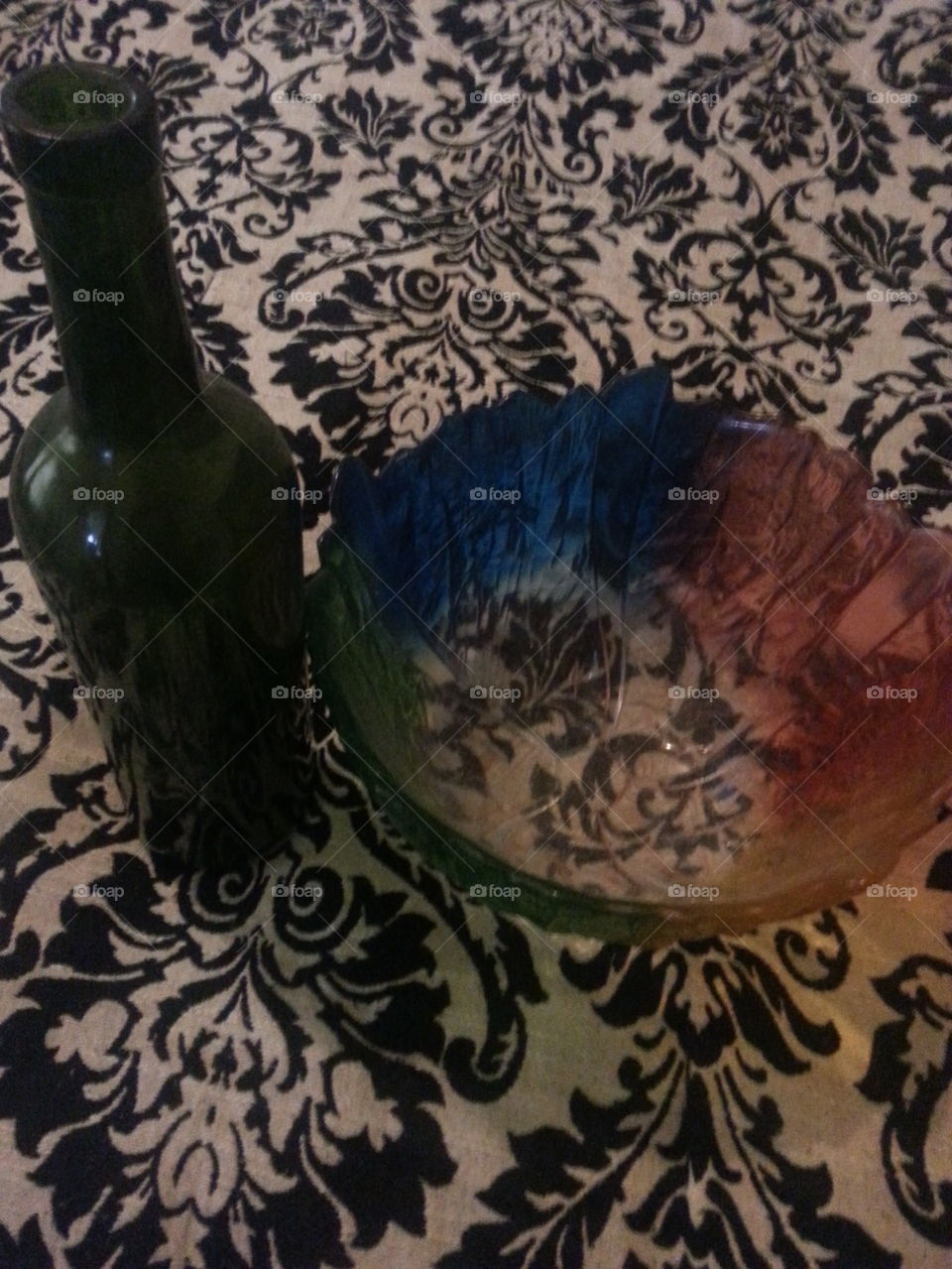 Bowl and bottle