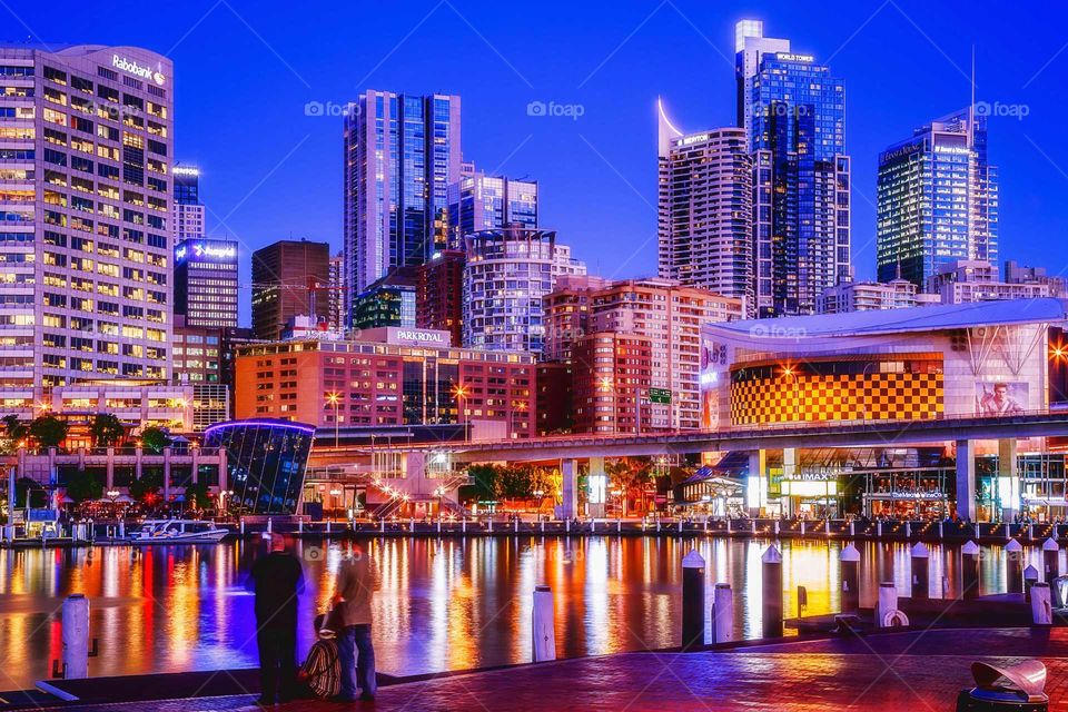 #Sunset in #DarlingHarbour