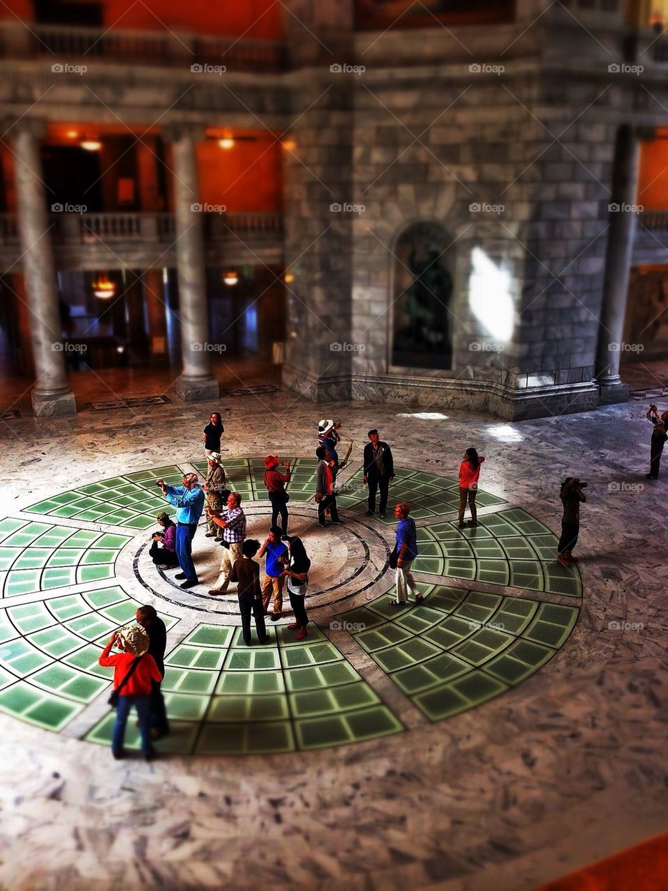 Visitors at the Capitol