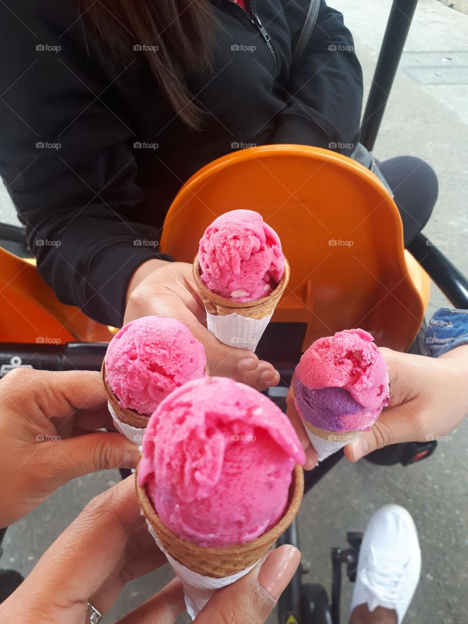 Ice Cream Strawberry Happiness