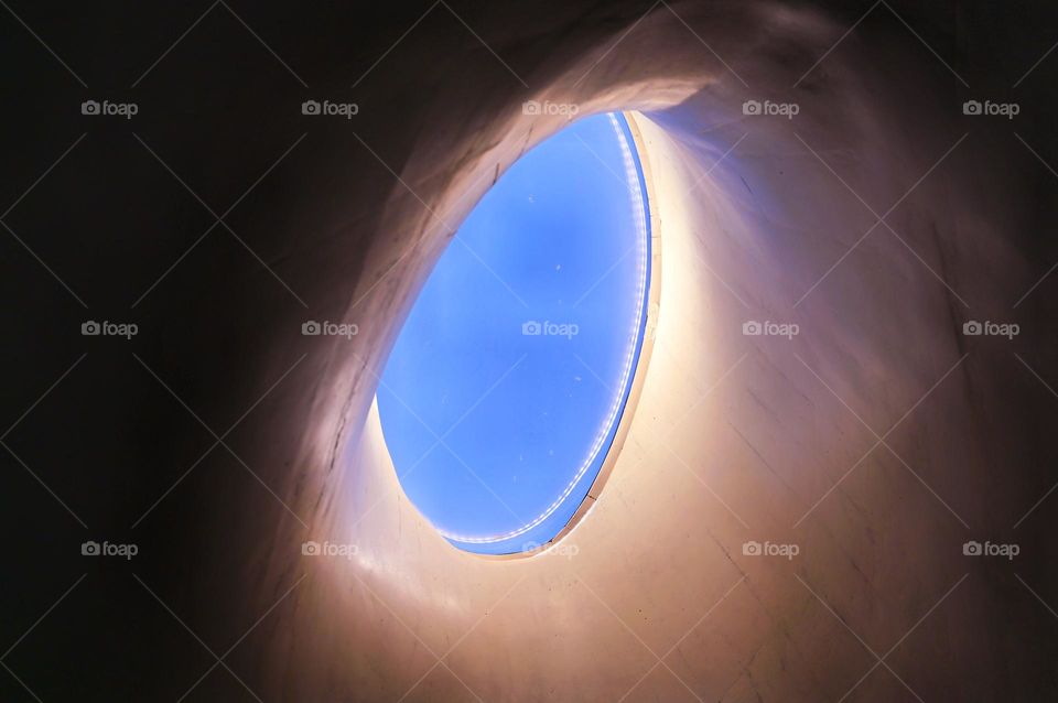 Sun light Hole in the roof 