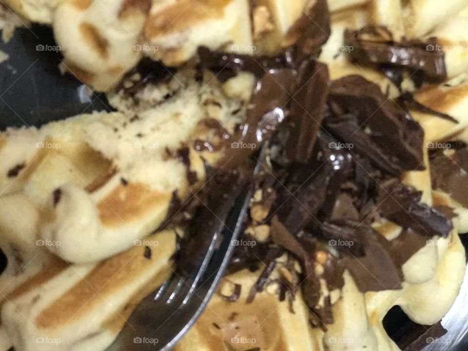 Chocolate covered Waffle