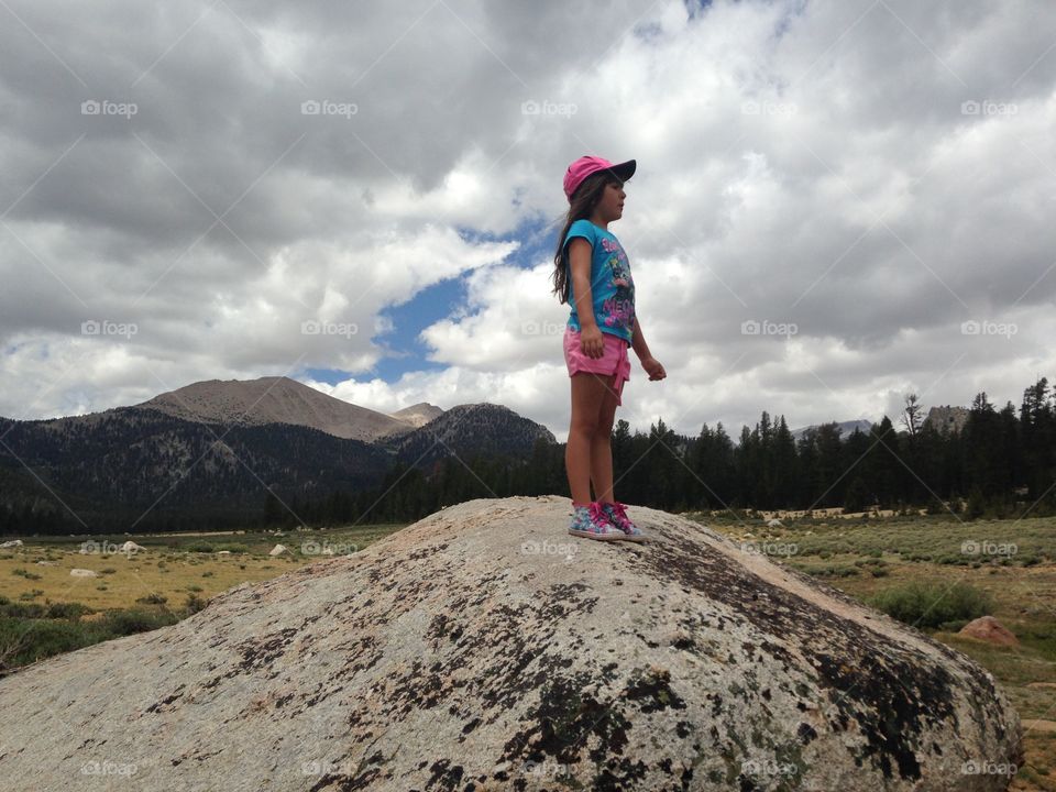 Mikayla. Teaching my granddaughter the true beauty of our national forests 