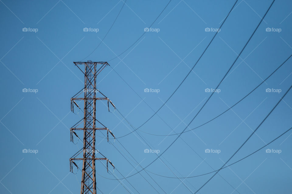 Wire, Electricity, Voltage, Sky, Power