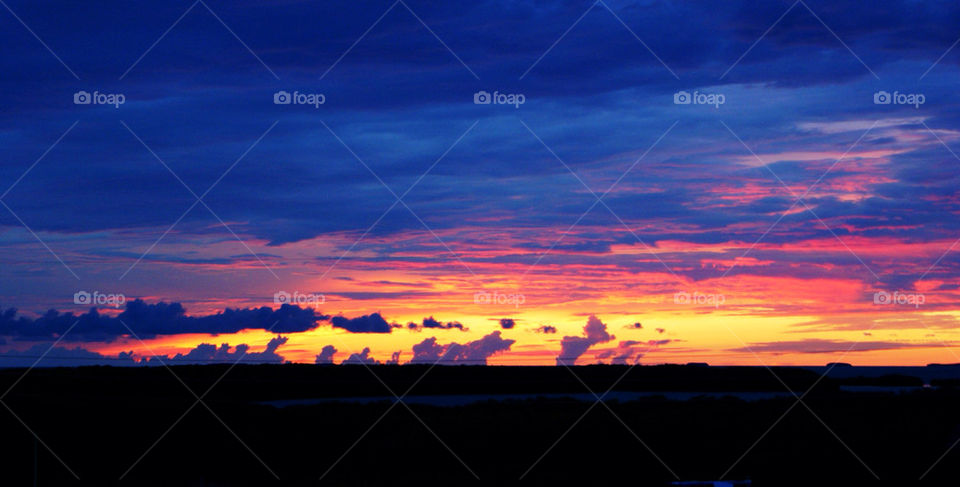 Sun set in key west