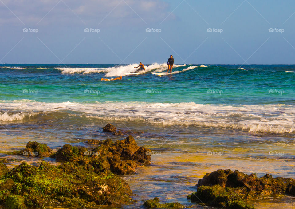 Sandy beach surfers oahu 