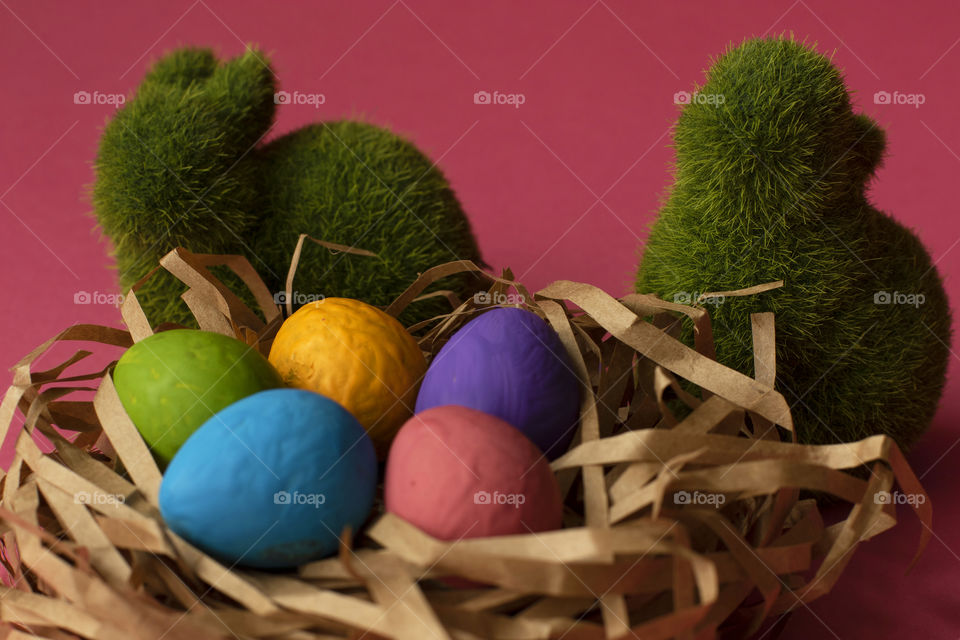 Colorful easter