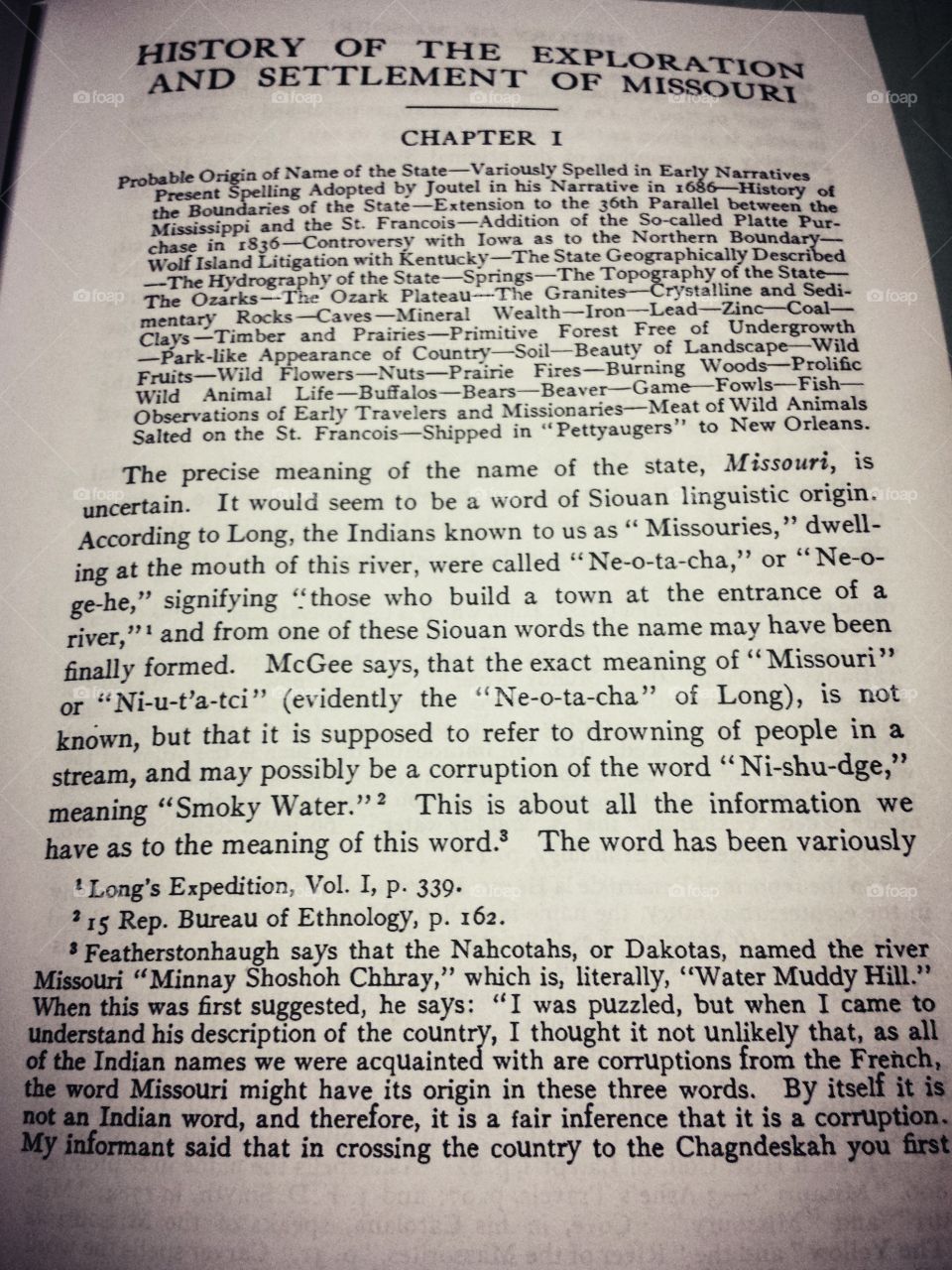 A History of Missouri