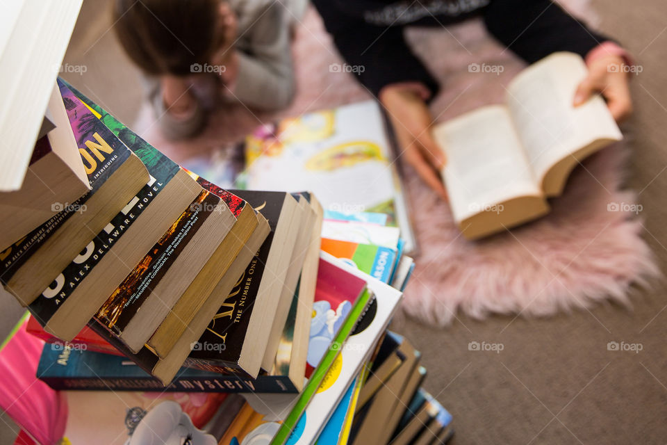 Reading is my ultimate favourite hobby and if I get the opportunity to enjoy it with my little bookworm girl it's my happy place!