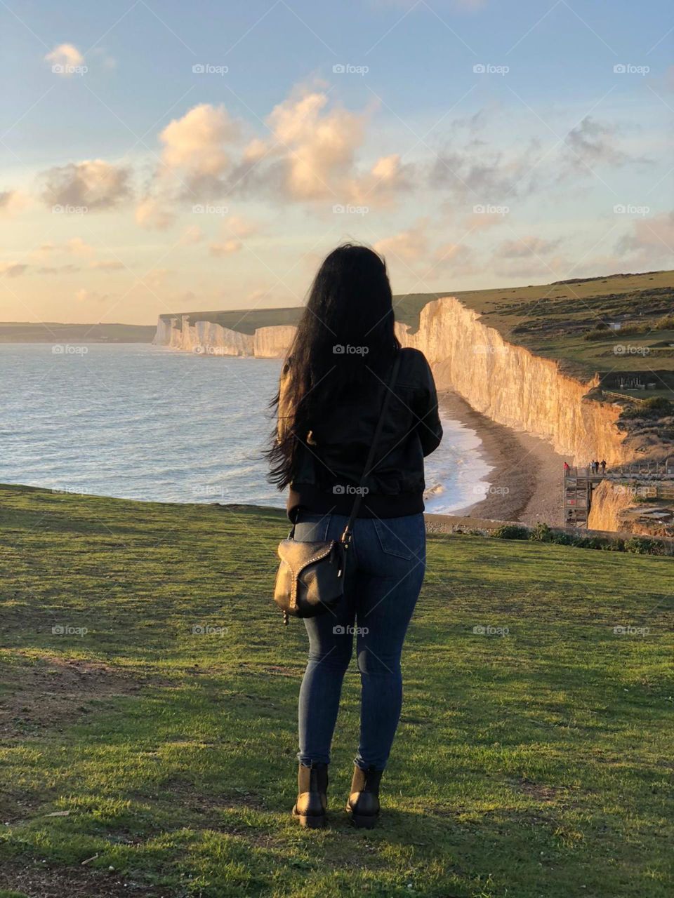 Seven Sisters white cliff