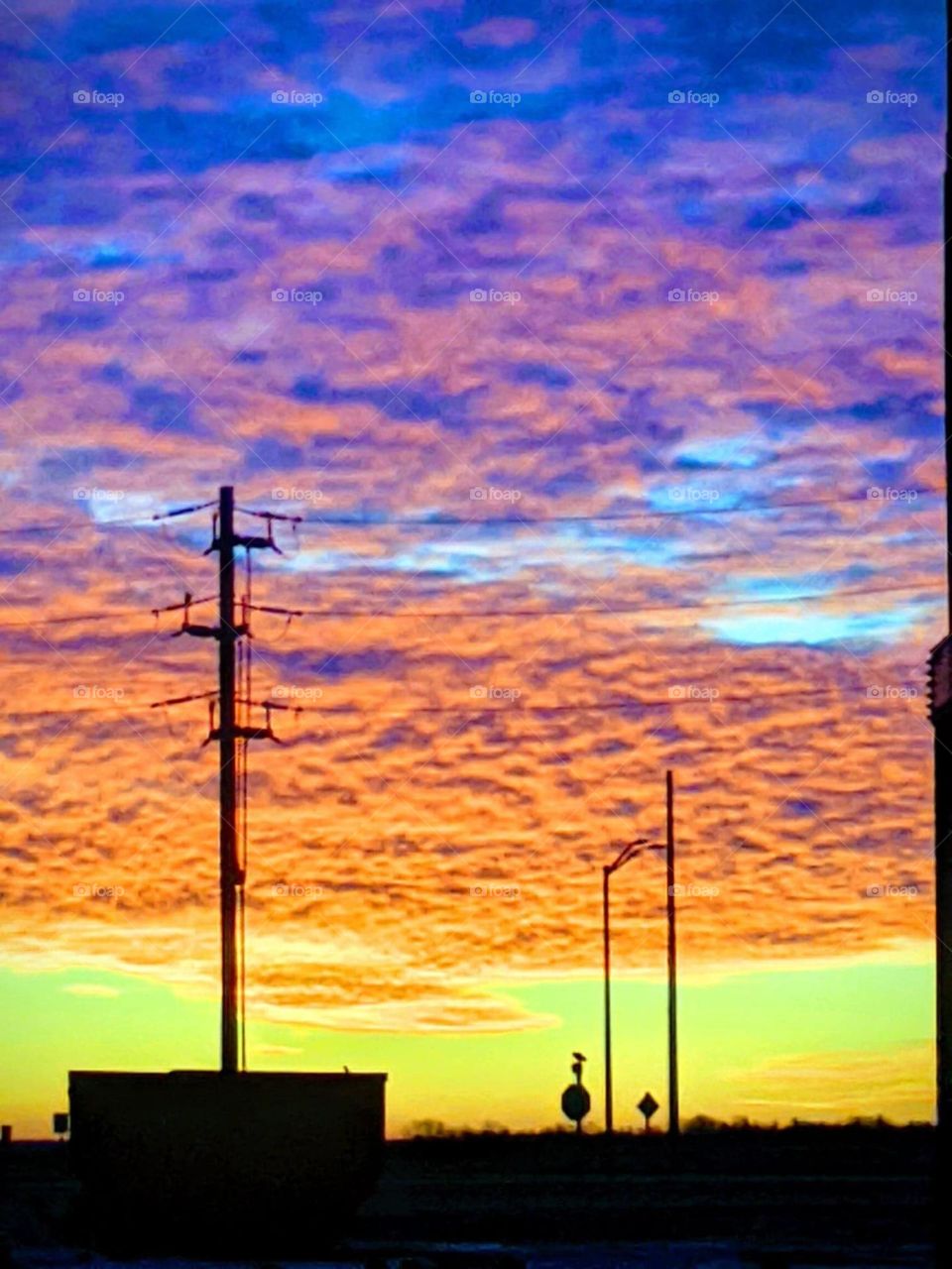 Beautiful sky colors