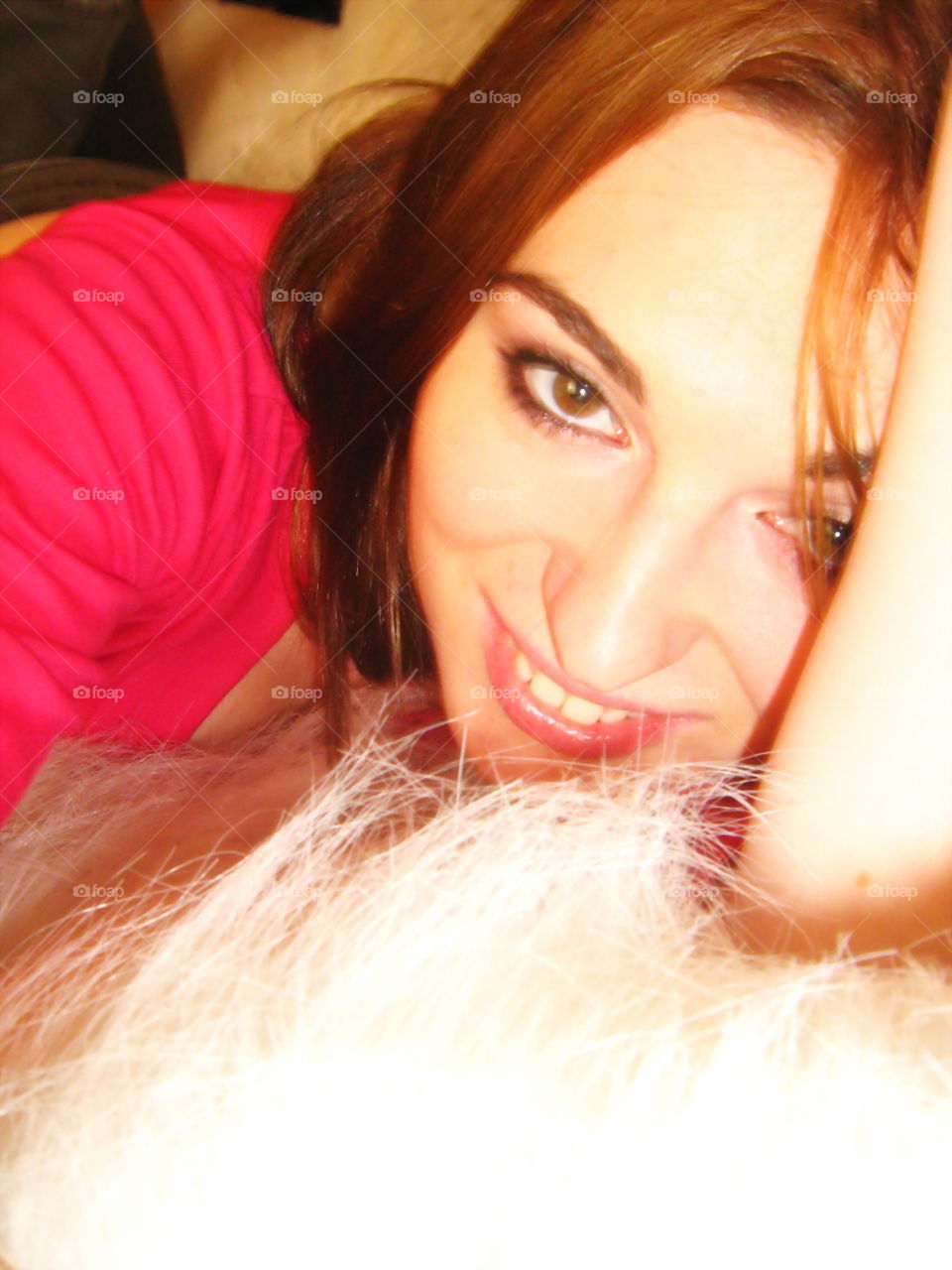 When she was really happy