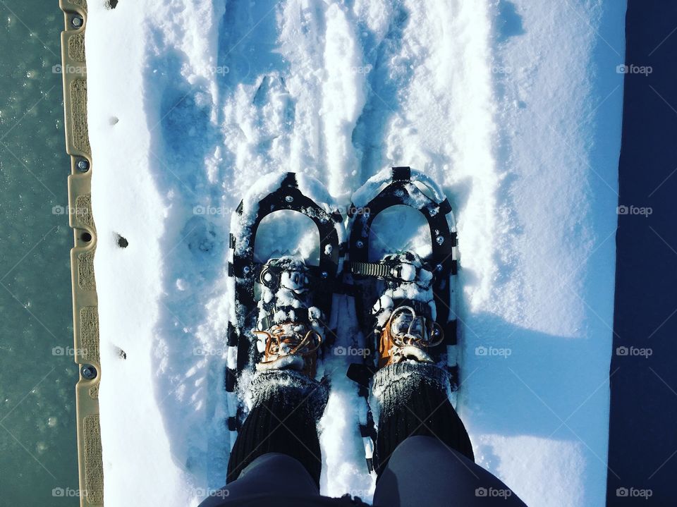 Winter snowshoes 