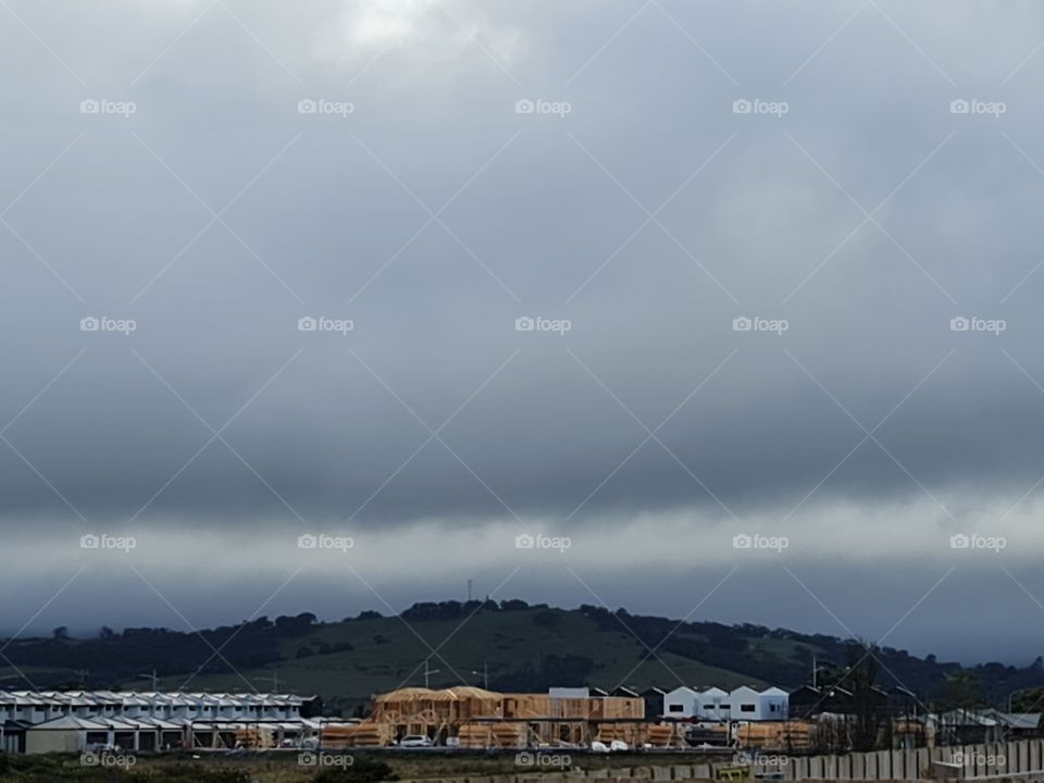 Backyard View of New developments in Wallan Victoria Australia