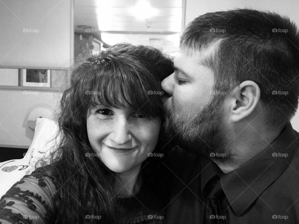 His love for her is like a gentle breeze. 