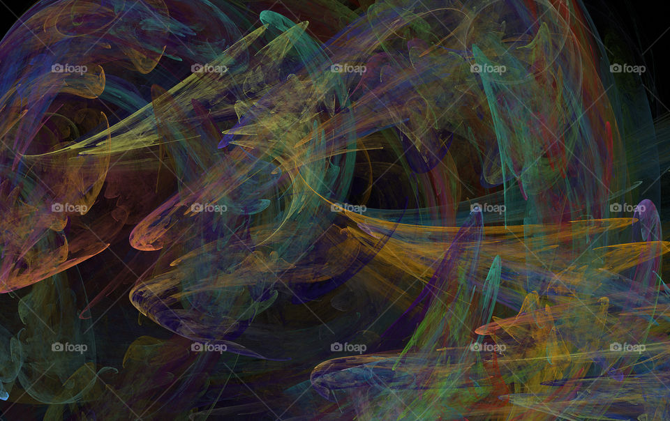 multicolored fractal