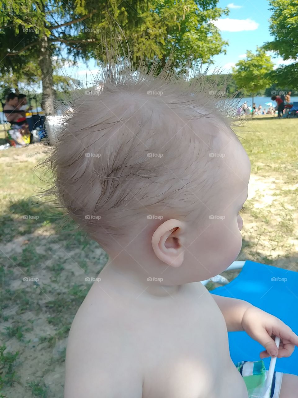 Summer Beach Baby Crazy Hair Sunscreen Mohawk