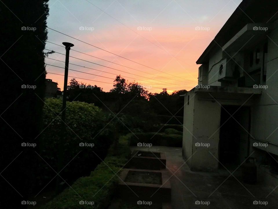 Sunset at Manaktala Farm
