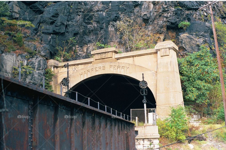 Harper's Ferry train tunnel